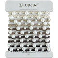 10pcs Braided Hair Ties with Faux Pearl Beads, Knot Elastic Hair Ties for Women, Neutral Colors
