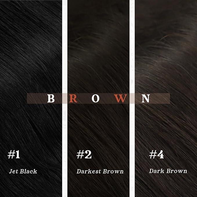 Ve Sunny Clip in Human Hair Extensions Dark Brown Clip in Hair Extensions Real Human Hair Soft Real Hair Extensions Clip in Human Hair Natural Look 120g 7pcs 18inch