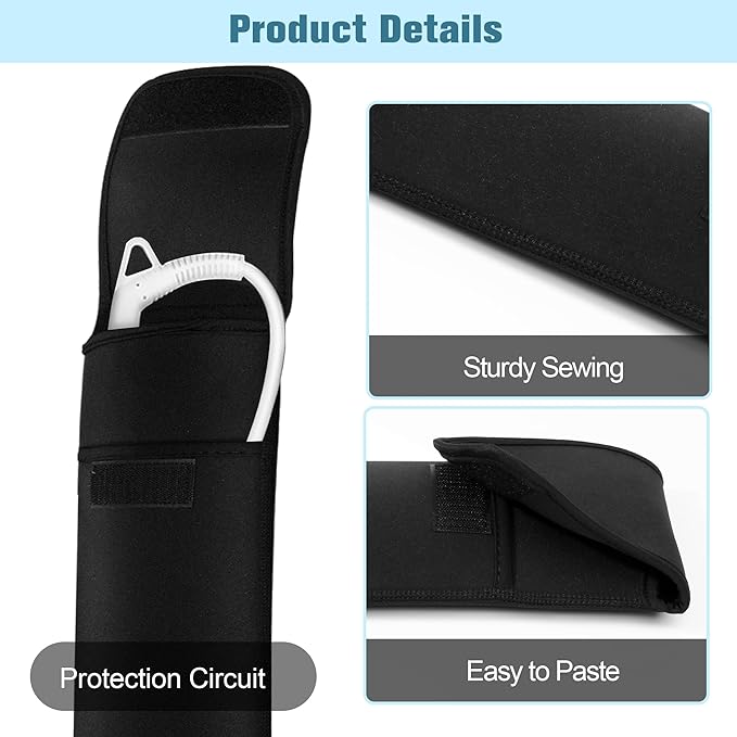Heat-Resistant Storage Bag Travel Case Cover Pouch for Hair Straightener Curling Iron Flat Iron