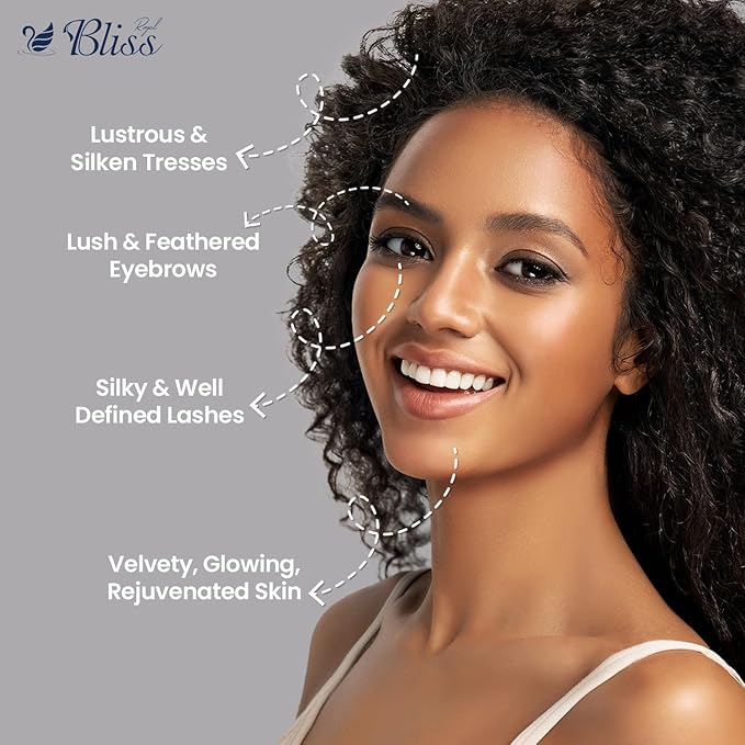 Royal Bliss Organic Castor Oil 16 Fl Oz | 100% Pure and Natural | Premium Grade Carrier Oil | Hair, Eyelashes and Eyebrows | Hair and Body | Expeller-Pressed | Hexane-Free