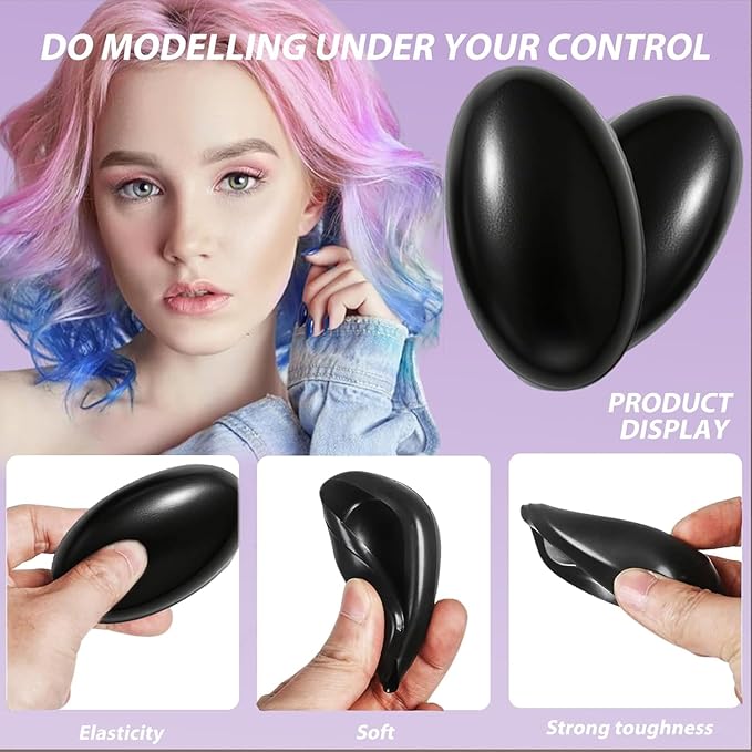 Hair Dye Mixing Bowl and Brush set, 6pcs Hair Dyeing Tool Set, Brush Double-Sided Comb, Dye Brush, Ear Cover, Hair Colouring Tools for Home Salon Beauty