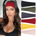 Workout Headbands for Women Wide Non Slip Super Soft Sports Hairbands 6 Pack Trendy Elastic Head Bands Fashion Yoga Summer Hair Accessories