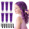 Byhoo Purple Temporary Hair Color Dye for Dark Hair, 90 ml, Cream Format, Fashionable Color, Suitable for Kids Party, Cosplay, Easy to Apply, Safe and Harmless Formula