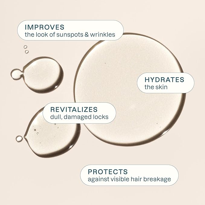 Cliganic Organic Argan Oil 8oz with Pump, 100% Pure - for Hair, Face & Skin