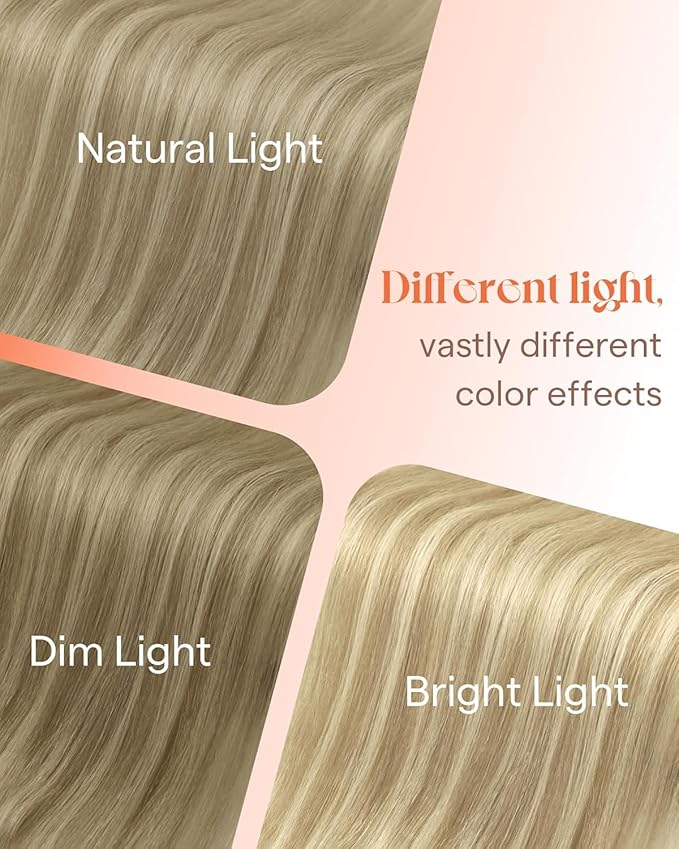 Sunny Hair Tape in Hair Extensions Real Human Hair Invisible Remy Hair Extensions Tape ins for Women Dark Honey Blonde Highlight Medium Blonde 22 inch 25G