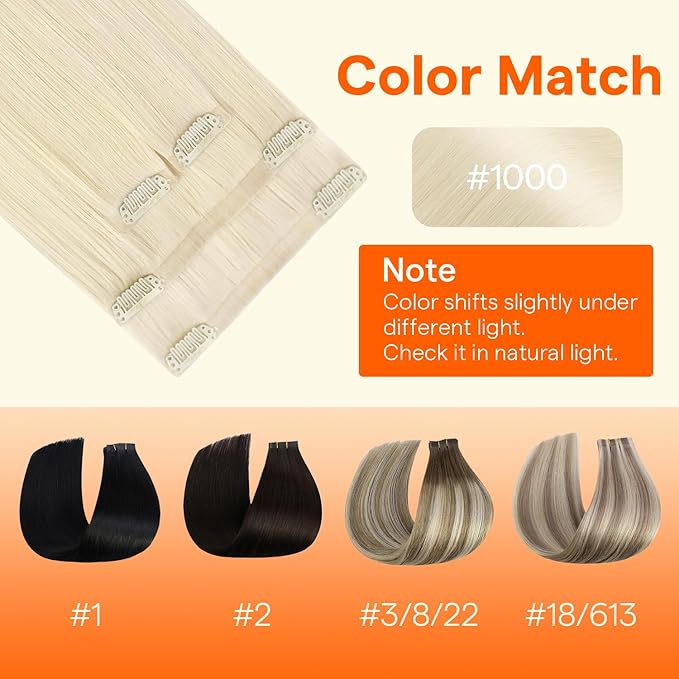 Full Shine Seamless Clip in Hair Extensions Real Human Hair, Color 2 Brown Thinning Hair Fill in Extensions, PU Weft Remy Hair Extensions Clip ins for Women, Dark Brown 4Pcs16Inch 65g