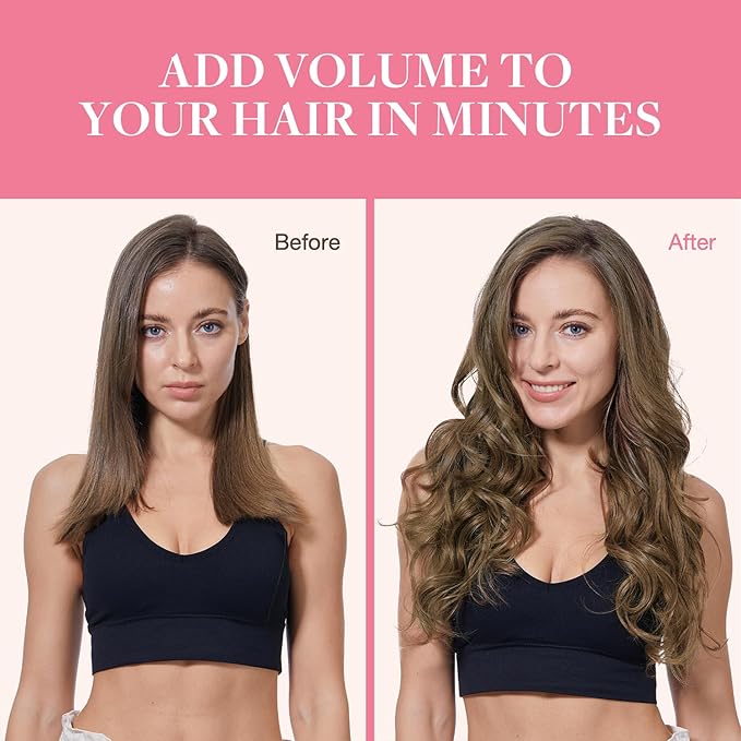GOO GOO Clip in Hair Extensions Real Human Hair, Remy Human Hair Extensions Clip ins for Women, Natural Human Hair, 20inch 150g 9Pcs, 5 Light Ash Brown