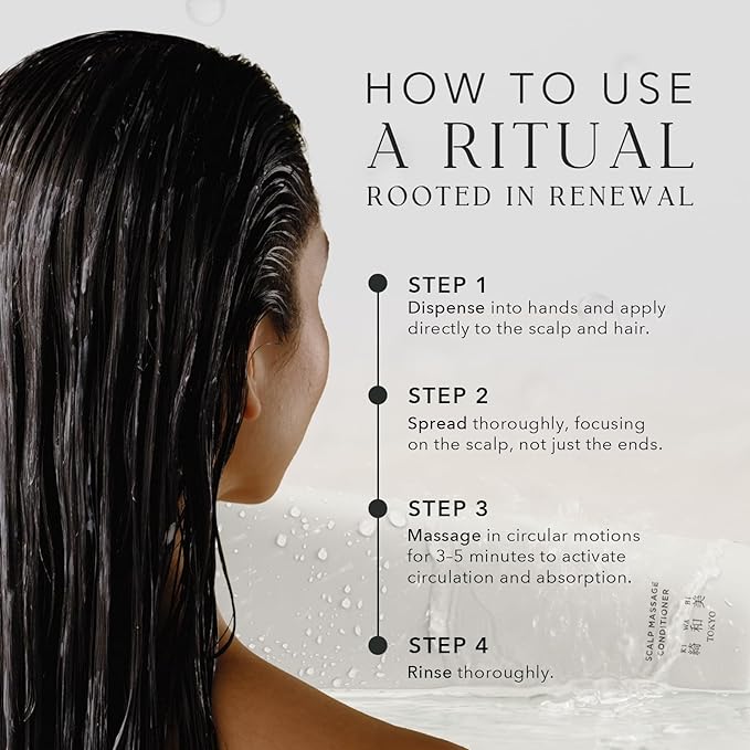 KIWABI ROOT BEAUTÉ Scalp Conditioner – Hair Growth & Scalp Treatment for Thinning, Dry & Oily Scalp – Sulfate-Free Hair Conditioner for Women with 23 Botanicals for Lustrous & Healthy Hair