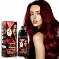 Wine Red Hair Dye Shampoo 3 in 1, Natural Hair Dye to Cover Gray Hair, 400 ML