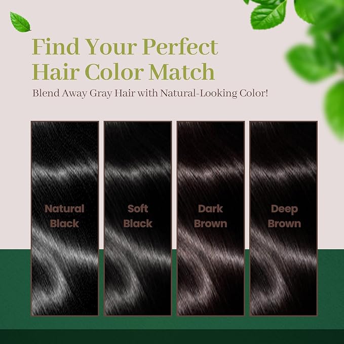 Dongsung Herb Speedy Color Cream Soft Black – Korean Herbal Vegan Hair Dye, PPD-Free, Ammonia-Free, Hypoallergenic – 100% Gray Coverage Odorless Dermatologically Tested Quick 20-Minute Application