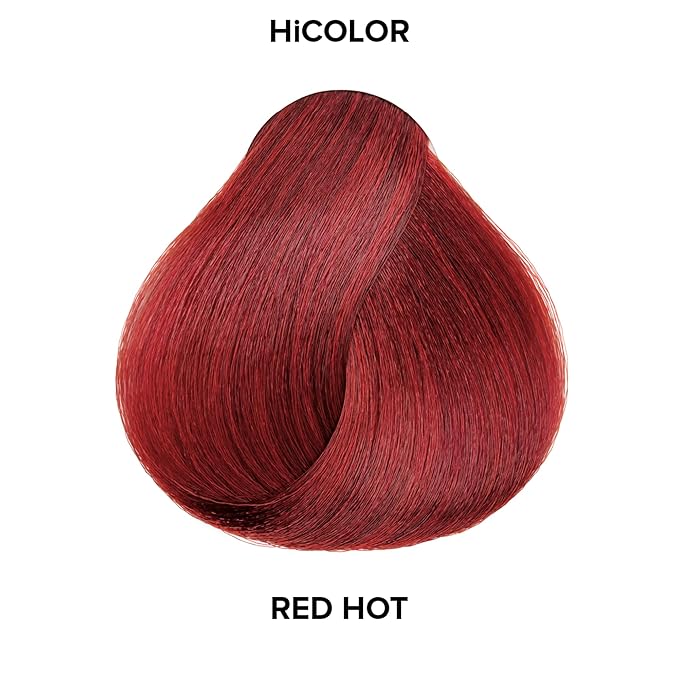 L'OREAL TECHNIQUE HiColor Reds Permanent Hair Color - Lifts Dark Hair in One Step Leaving No Brassiness, Rich & Smooth Creme Formula, Intense & Long-Lasting Color, H9 Red Hot