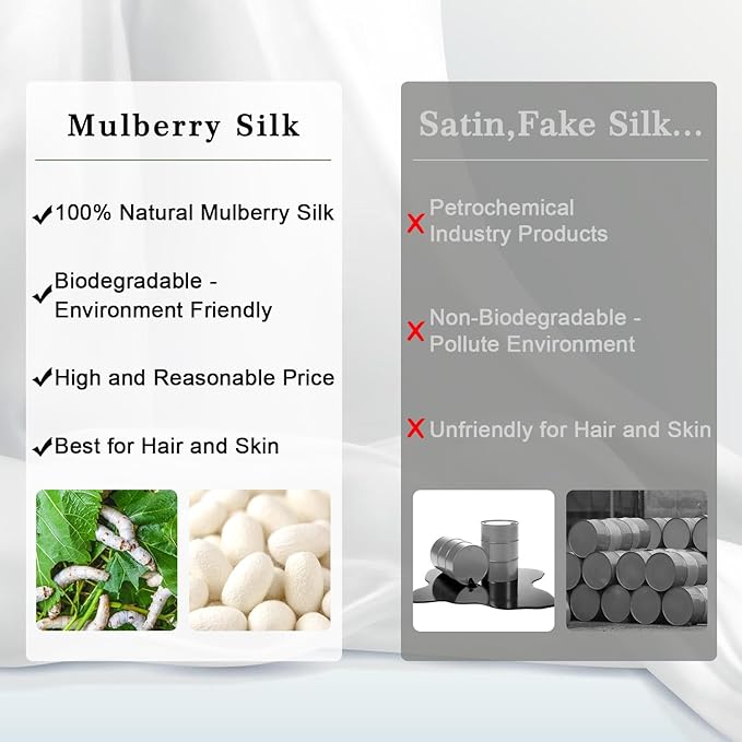 ZIMASILK 100% Pure Mulberry Silk Pillowcase for Hair and Skin Health,Soft and Smooth,Both Sides Premium Grade 6A Silk,600 Thread Count,with Hidden Zipper,1pc(Standard 20''x26'',Gray Brown)
