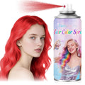 Red Temporary Hair Color Spray - Washable & Non-Sticky Hair Dye for Halloween, Cosplay, Parties-Safe for Kids, Women & Men - Quick-Drying & Easy to Wash Out(120ml)