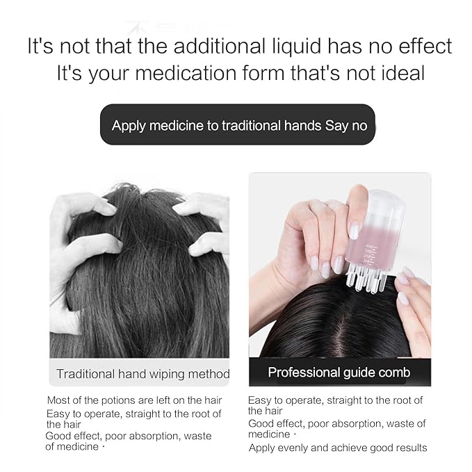 Hair Oil Applicator Scalp Applicator Comb Root Comb Applicator Bottle Scalp Massager For Essential Oil Serums