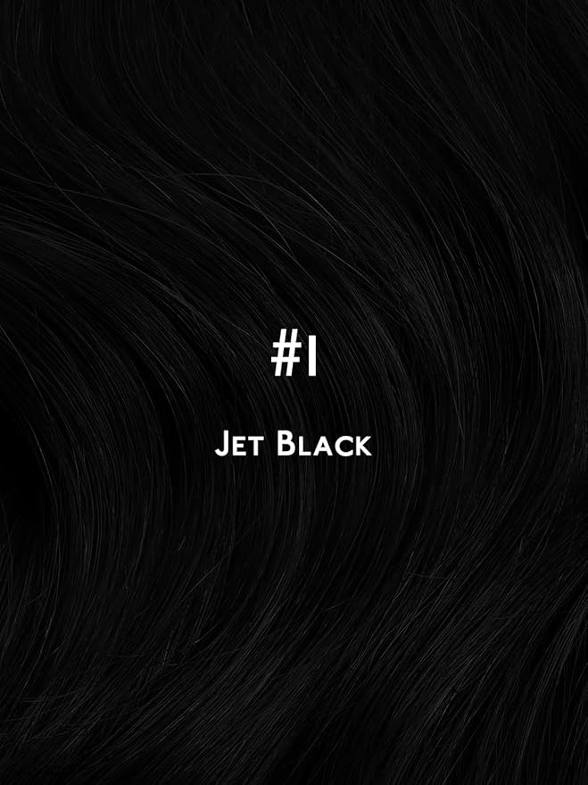 WENNALIFE Genius Seamless Clip in Hair Extensions Real Human 18 inch 120g 7 Pcs Jet Black Hair Extensions Clip Ins Luxury Remy De Cabello Humano Straight Invisible Fuller Reusable