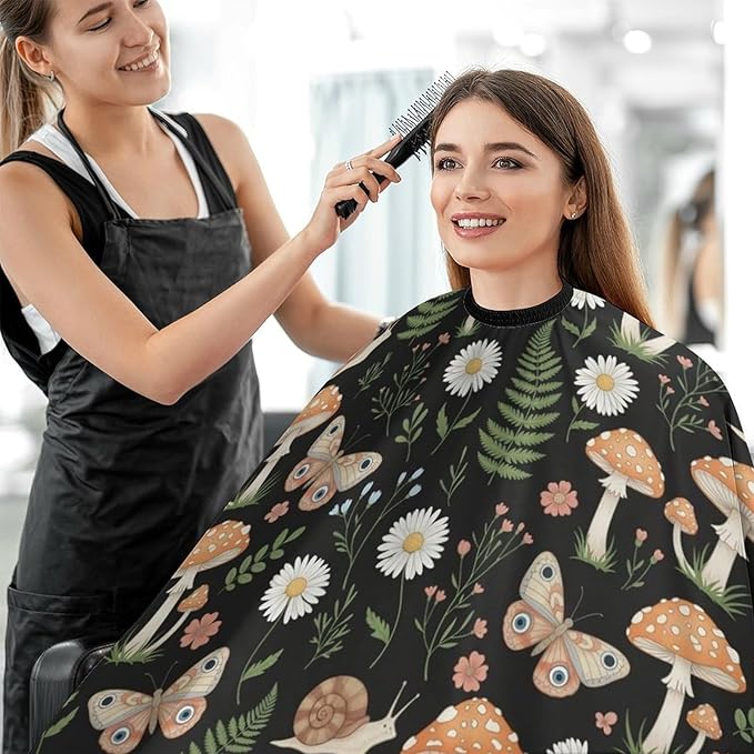 Barber Cape Waterproof Lining Anti Static Design for Salons/Home Use