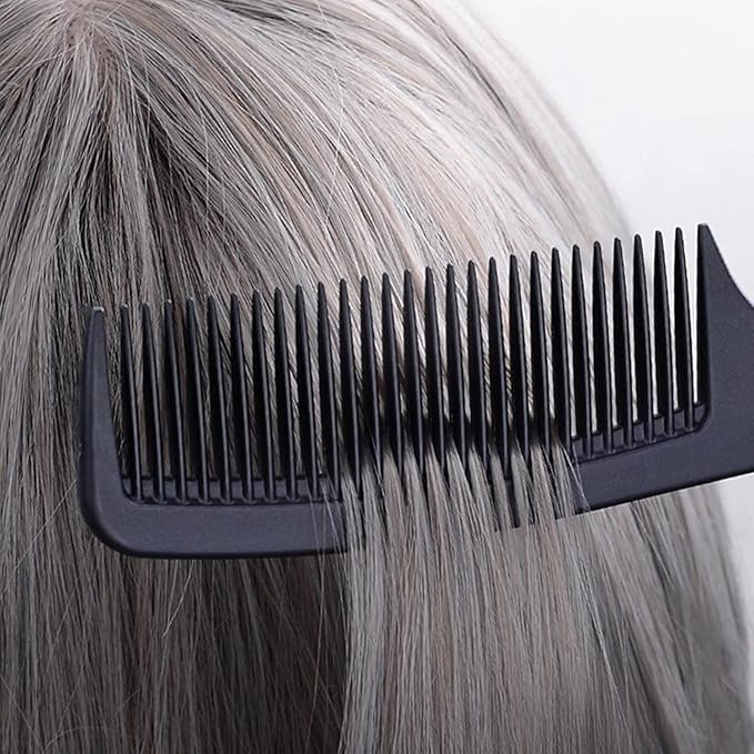 Wide Tooth Comb Large Hair Detangling Comb Styling Comb Hair Brush for Styling and Professional Hair Care, Suitable for Curly Long Wet Hair, Reduce Hair Loss and Dandruff&Headache (6 pcs)