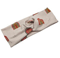 Soft Stretchy Headband, 3-in-1 Versatile Twist Style, One-Piece (Boho Rainbows (Soft Ribbed Material), Adult)
