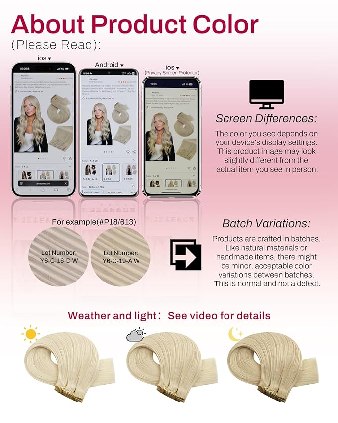 Moresoo Golden Platinum Blonde Clip in Hair Extensions Real Human Hair Seamless Pu Weft Real Hair Extensions Clip in Remy Human Hair Blonde for Women Short Invisible 120g/7pcs 14 inch