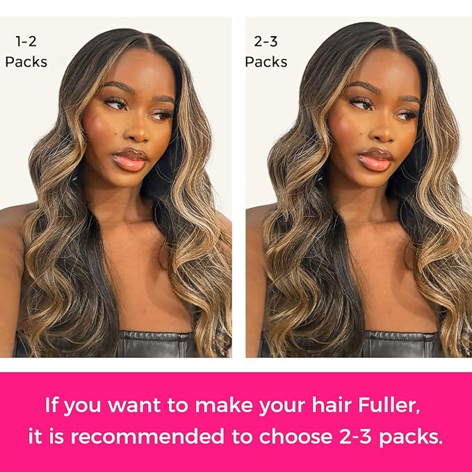 Lashey Seamless Clip in Extensions Human Hair 20 Inch 110g 7pcs Long Straight Seamless Clip in Hair Extensions Ombre Balayage Ash Brown to Honey Blonde with Dark Roots Hair Extensions Real Human Hair
