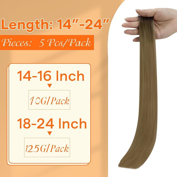Full Shine Invisi Edge Injected Tape in Hair Extensions Human Hair Color R3 Dark Brown to 8 Light Brown Machine Remy Tape in Extensions Virgin Human Hair 12.5Grams 5Pcs 22Inch for Festivals