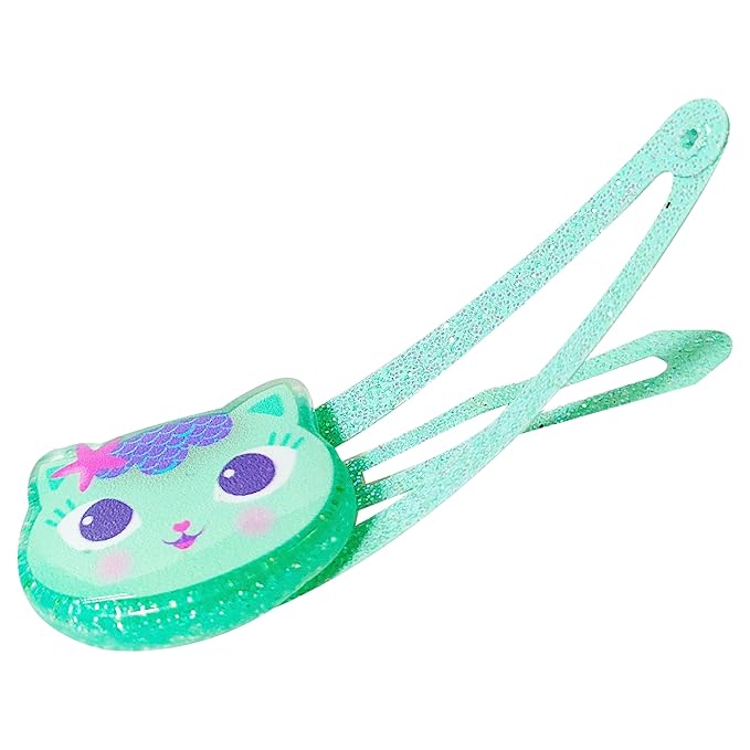 LUV HER Gabby's Dollhouse Kids Hair Clips for Girls Snap Clips 8 Pack Multi Color Ages 3+