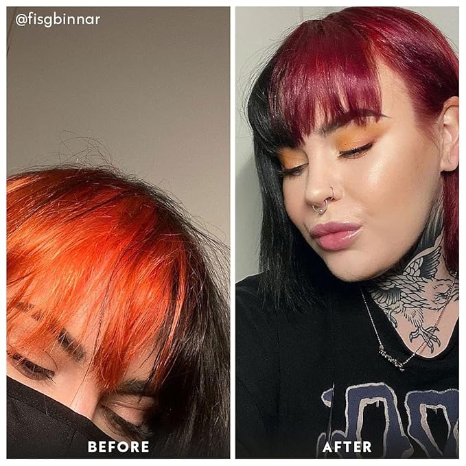 Four Reasons Original Takeaway Color - Red Hot Chili – 7.66 Red - Demi-Permanent Hair Color - Ammonia-Free and Fragrance-Free Hair Dye - 100% Vegan & Cruelty Free