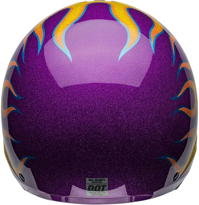 Bell Broozer Helmet (Gloss Ignite Purple/Yellow - Large)
