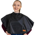 Makeup Cape Hair Dye Cape for Women Short Salon Cape for Stylists Waterproof Haircutting Cape Professional Shampoo Cape, 31.5”L*29”W