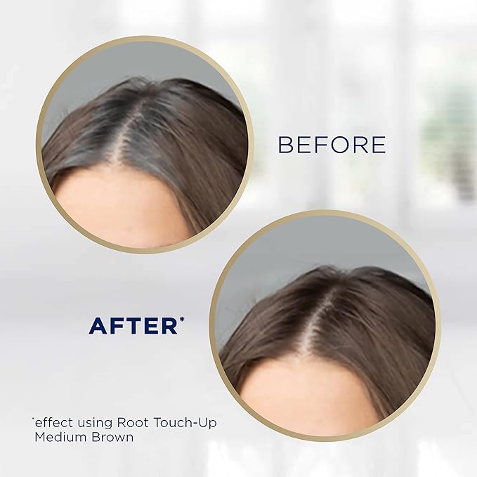 Clairol Root Touch-Up by Nice'n Easy Temporary Hair Coloring Spray, Light Brown Hair Color, Pack of 2