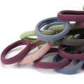 50PCS Large Hair Ties, Thick Cotton Seamless Hair Ties, Hair Elastic Ponytail Holders, No Damage for Thick Heavy Hair, 2 Inch in Diameter, 5 Colors