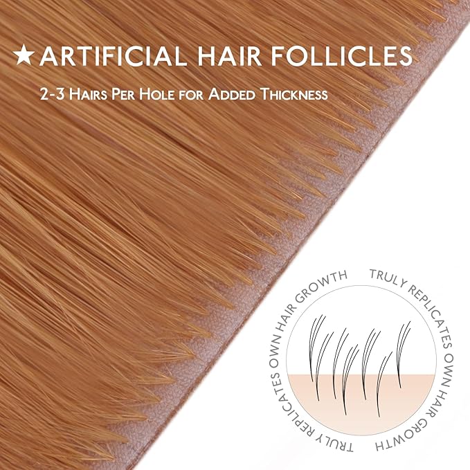 WENNALIFE Invisi Edge & Classic Tape in Hair Extensions Human Hair, 14 Inch 100g 40pcs(20pcs Invisi Edge & 20pcs Classic) Auburn Ginger Invisible Luxury Remy Hair Natural Seamless Injected Tape Ins