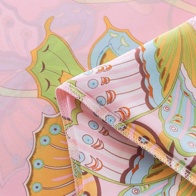 SLPBABY Silk Pillowcase for Hair and Skin with Hidden Zipper Print (King, Pattern32)