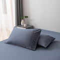 Bella Coterie | Luxury Bamboo Standard Size Pillowcase Set | 100% Organically Grown Bamboo Viscose | Ultra Soft | Cooling | 2 Pcs [Slate Blue]