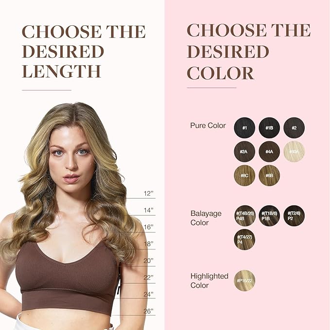 GOO GOO Clip in Hair Extensions Real Human Hair, Remy Human Hair Extensions Clip ins for Women, Natural Human Hair, 18inch 150g 9Pcs, 5A/90/16F Bahamian Balayage