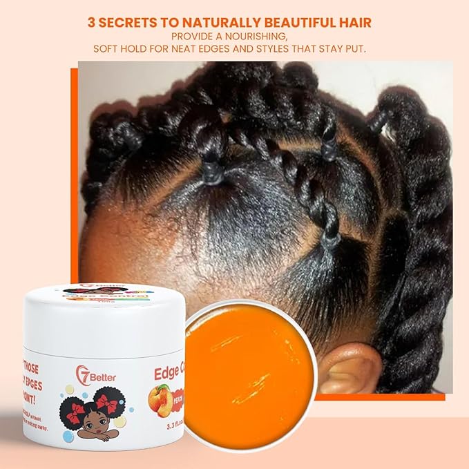 Edge Control Edge Control Wax Strong Hold Non-greasy Edge Smoother Shining and Conditioning Hair Gel Extra Hold All Hair Types Styling Gel Great for Smooth Edges Extra Hold