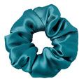LILYSILK Silk Hair Scrunchies/Ties for Frizz & Breakage Prevention, 100% Mulberry, No Damage, Elastic ponytail Holders, 1Pc, Adriatic Blue