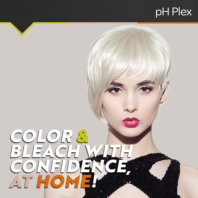 LIW pH Plex Full Service Kit - Protect, Repair & Stabilize Hair Care Treatment for All Hair Types - Use with Home Hair Color & Bleach Products - 1 Month Supply