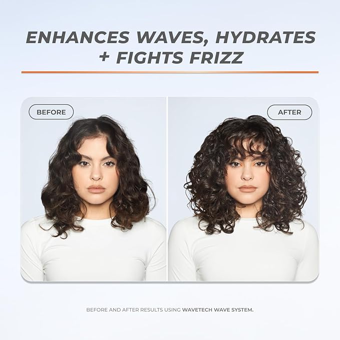 XMONDO Hair Wavetech Wave Conditioner | Vegan Formula with Moringa & Argan Oil to Boost Hydration, Tame Frizz, and Enhance Your Wavy Hair, 8 Fl Oz 1-Pack