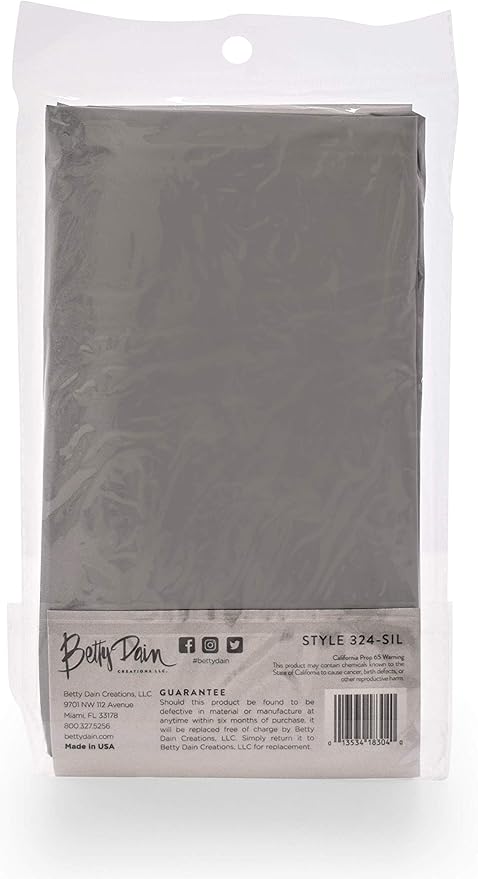 Betty Dain Jumbo Shampoo Cape, 45" W x 54" L, Waterproof & Stain-resistant Vinyl, Touch-and-close Fastener, Machine Washable