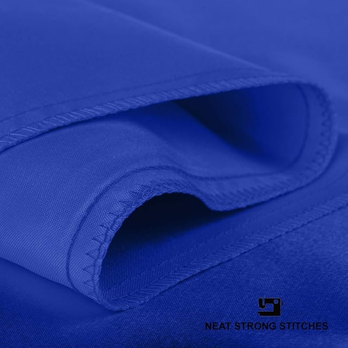BLISSFORD Royal Blue Satin Pillowcase with Zipper, for Hair and Skin Care, Feels Soft and Cool Like a Silk Pillowcase, Satin Pillow Cases 2 Pack, Slik Pillow Cover, Queen Size - Set of 2