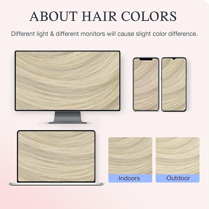DOORES Clip in Hair Extensions Real Human Hair 22 inch 150g 7pcs Invisible Human Hair Extensions Clip ins, Injected Seamless PU Clipins Invisi Edge, 17/60 Ash Blonde Highlighted Platinum Blonde