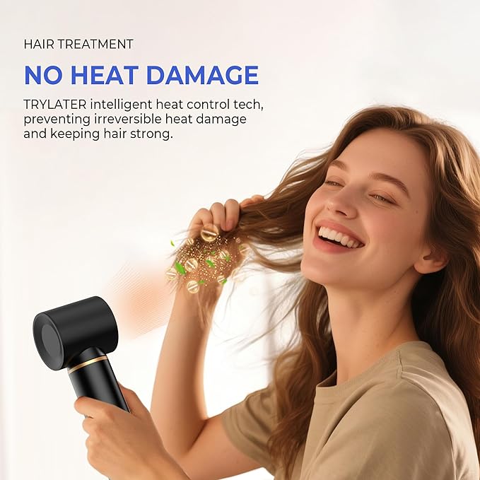 5 in 1 Hair Dryer Brush, Negative Ion Air Styler Wrap Hair Styler Upgrade Blow Dryer Brush Air Curler for Hair, Blowout Brush Set As A Gift for Straight/Curl/Drying/Smoothing