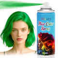 Green Hair Spray, Temporary Hair Color Spray For Kids Women Men, Hair Dye Washable Temporary Hair Color Wax, One-Time Use Color Hair Spray for Crazy Hair Day,Halloween Christmas Cosplay Party (Green)