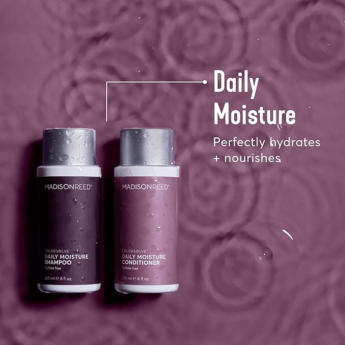 Madison Reed Daily Moisture Conditioner, For Everyday Hydration Of All Hair Types, Sulfate-Free, Protects Color From Fading - 8 Fl Oz (235 Ml)