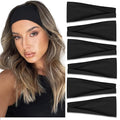 TERSE Black Headbands for Women Hair Bands for Women’s Hair Non Slip Women Thick Headband Stretchy Sweat Bands Headbands for Yoga Workout Every Day Basic Fashion Accessories