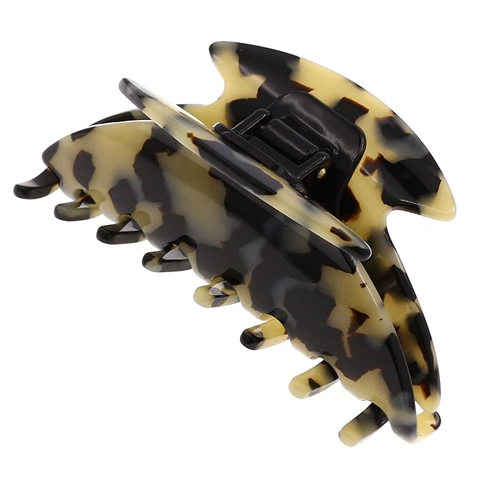 Camila Paris CP2473 French Hair Clip for Women Thick Hair for Long Curly Wavy Hair, Handmade Flow, Girls Hair Claw Clips, Durable Styling Big Claw Clip for Thick Hair, Strong Hold Grip, Made in France