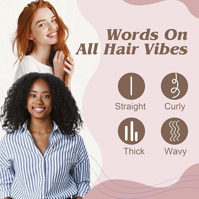 Mini Boar Bristle Hair Brush - Boar & Nylon Bristle Small Brush for Women Kids Long Short Hair to Smooth Add Shine - Travel Size Hair Brush for Purse,Pocket - Pink