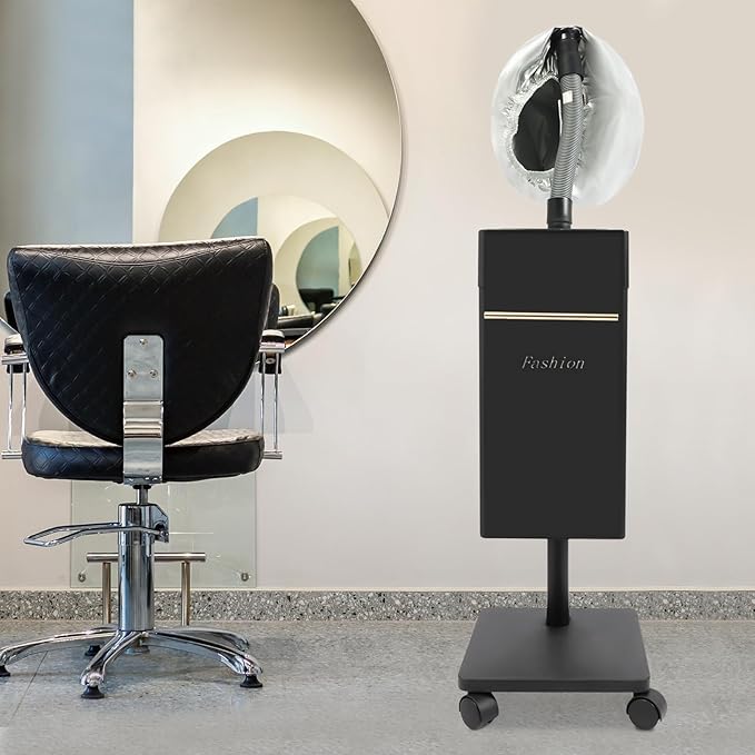 Professional Hair Steamer with Wheel, Nano Hair Steamers Processor, Stand Up Base Salon Spa Equipment, for Home, Hairdressing Salons, Beauty Hospitals
