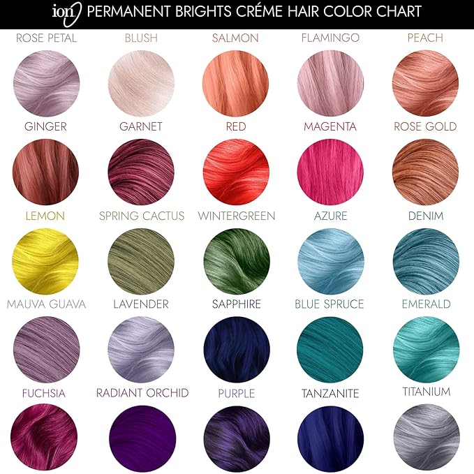 Ion Permanent Brights Creme Hair Color Titanium Titanium